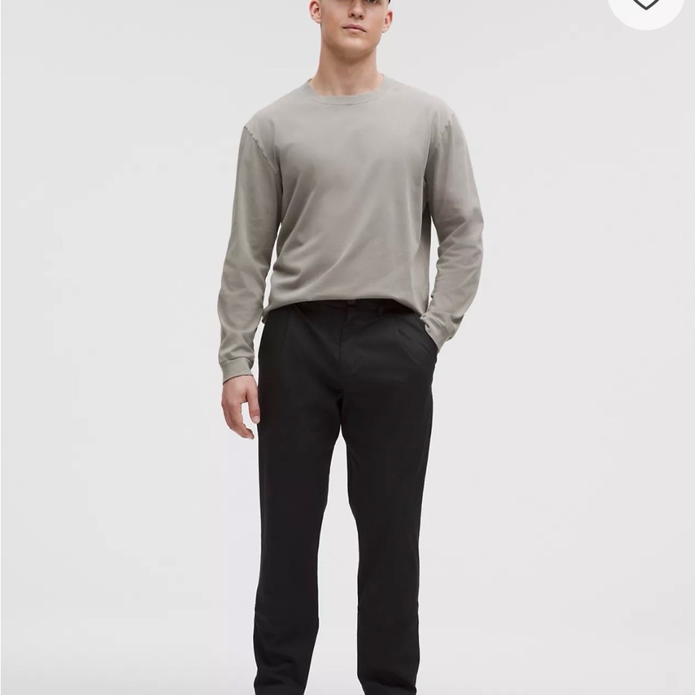 Lululemon Cotton Twill Pleat-Front Trouser